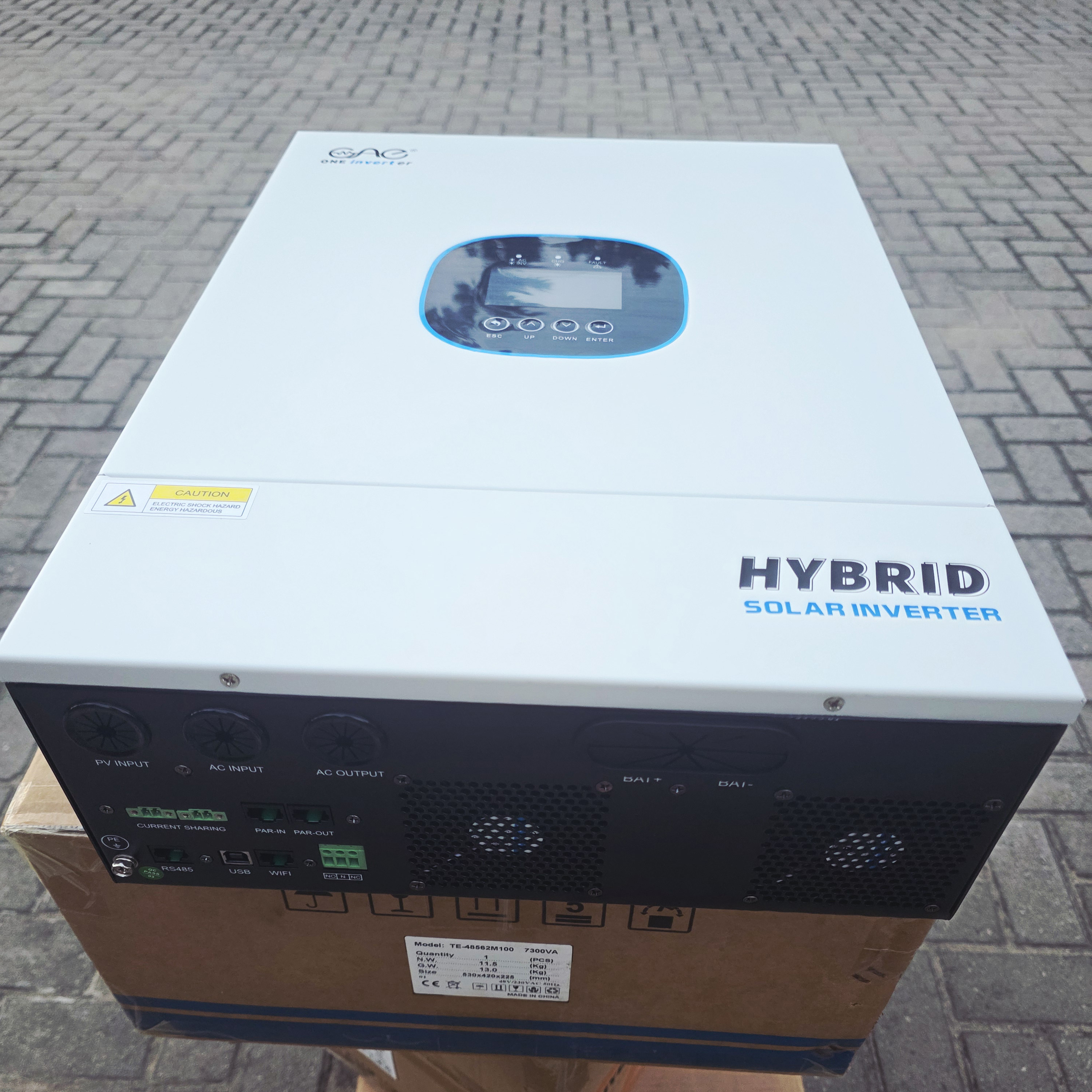 48V 7.3KVA High Frequency Hybrid Inverter | Quality